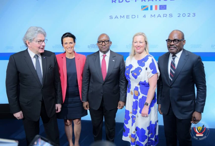 Forum économique de Kinshasa : Sama Lukonde appelle à la requalification du partenariat entre la RDC, la France et l'Union Européenne