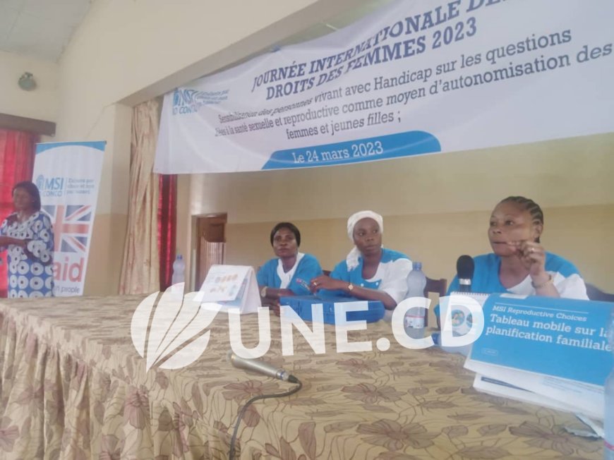 RDC : Sensibilisation des personnes vivant avec handicap sur les questions de santé sexuelle et reproductive