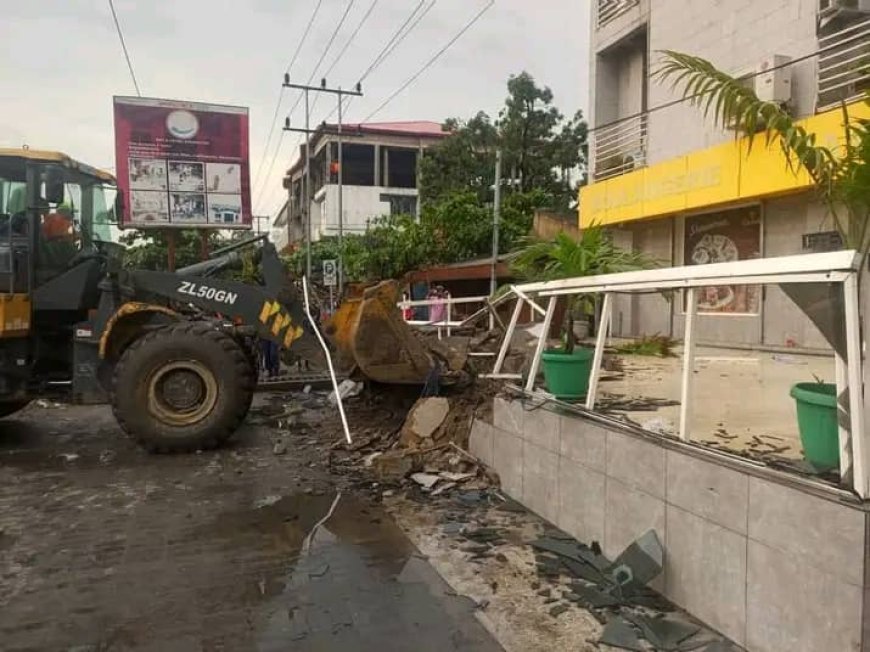 Opération coup de poing : la commune de Matete dans le viseur des bulldozers de l’hôtel de Ville pour une 2ème fois ce lundi