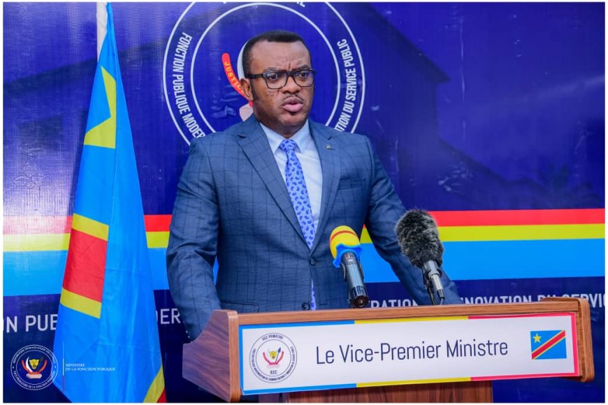 RDC : 23 000 agents seront mécanisés par la Fonction publique dès ce 2ème trimestre (J.P Lihau)