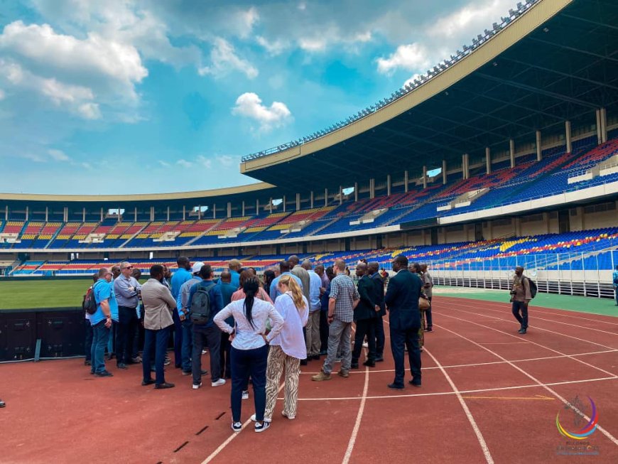 Kinshasa : L’Administratrice de L'OIF visite les sites des compétitions des IXèmes jeux de la Francophonie