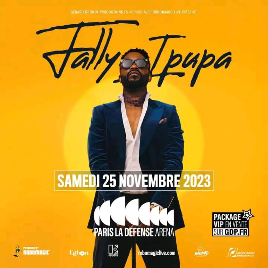 Musique : Fally Ipupa donnera un concert à Paris dans la Défense Arena le 25 novembre prochain