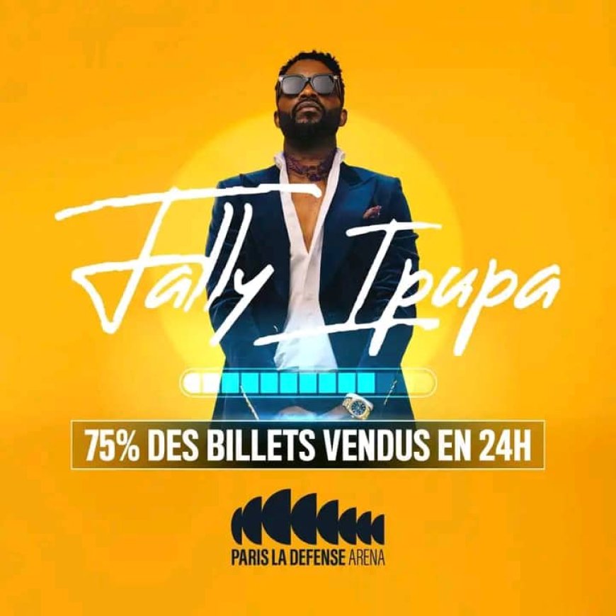 Concert de Fally Ipupa à Paris la Défense Arena : Plus de 75 % de billets vendus en 24 heures