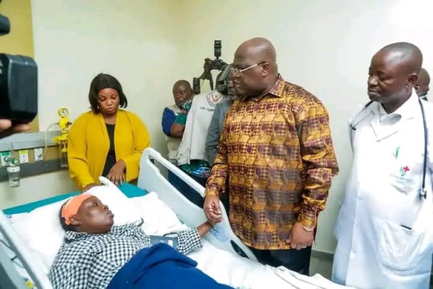 Marche de l’opposition du 20 Mai : Félix Tshisekedi rend une visite d'assistance aux victimes dans des centres hospitaliers