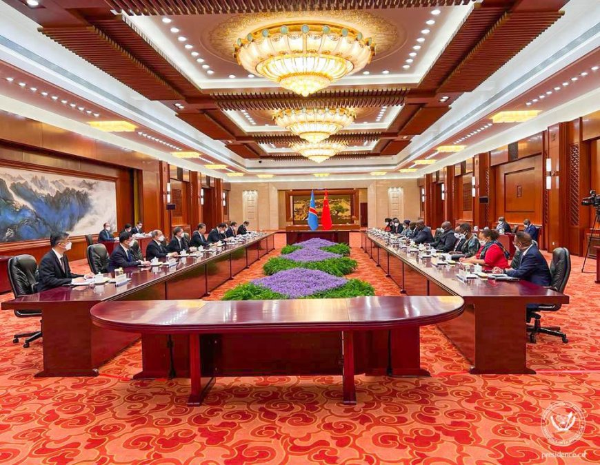 Coopération Sino-Congolaise : Félix Tshisekedi s'entretient avec le président de l'Assemblée nationale chinoise Zhao Leji
