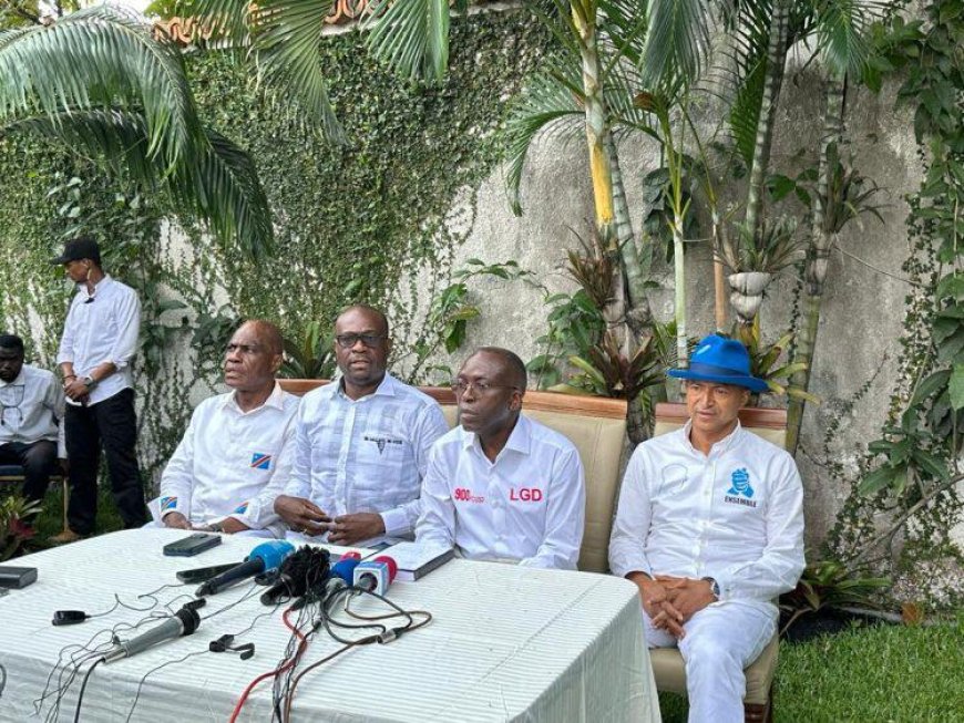 Kinshasa : Le quator de l’opposition chez Ngobila pour une nouvelle marche prévue le 21 Juin