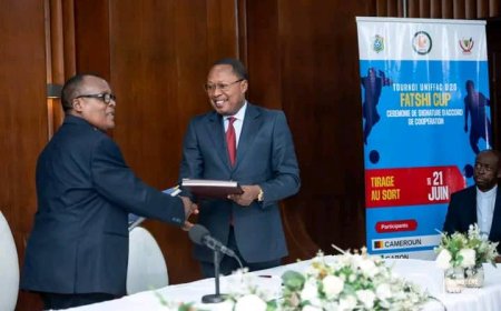 Fatshi Cup: le ministre des sports, la FECOFA et l'UNIFFAC confirment la première édition de ce tournoi à Kinshasa
