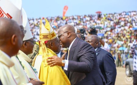Félix Tshisekedi à Mbuji-Mayi : « L’église catholique doit rester dans ses missions de prêcher la paix (…) je n’accepterais jamais une pareille dérive »