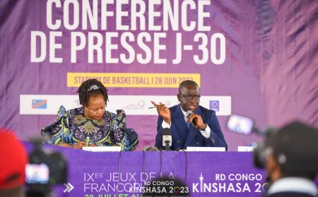 IXemes jeux de la Francophonie : Isidor Kwandja et Catherine Katungu Furaha rassurent à 30 jours du grand événement sportif et culturel