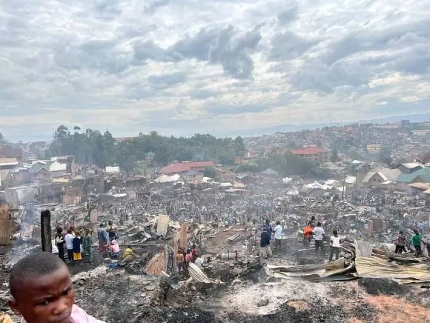 Sud-Kivu : 600 maisons calcinées dans un nouvel incendie à Bukavu