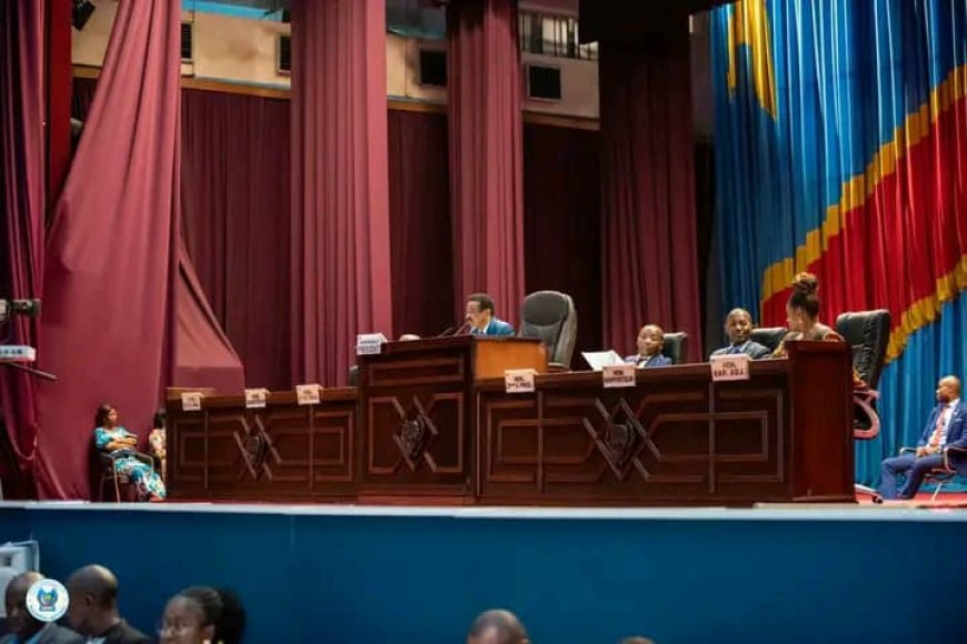RDC : Les députés nationaux examinent ce lundi 5 Juin le rapport de la commission PAJ relatif au projet de loi portant répartition des sièges