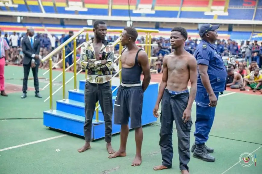 Kinshasa : Plus de 1000 Kuluna présentés au Ministre de l’Interieur