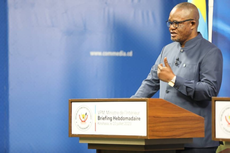 RDC : après trois mois d’attente, Peter Kazadi annonce la notification du nouveau commandement à la Police Nationale