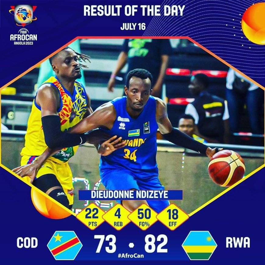 Afrocan Basket 2023 Angola : Faible face au Rwanda, la RDC perd la 3ème place