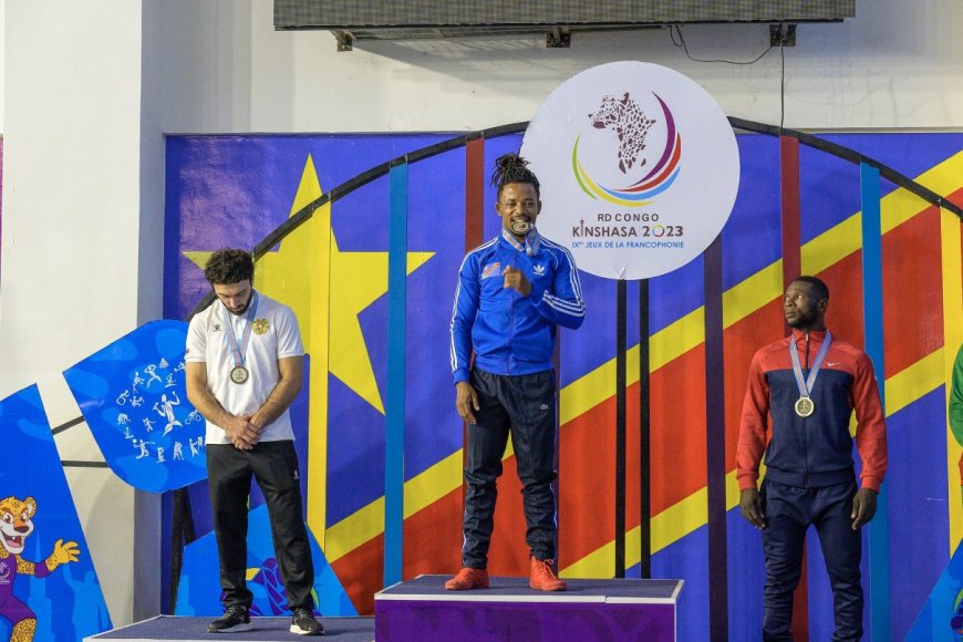 IXèmes Jeux de la Francophonie : le Président Tshisekedi félicite le lutteur Andy Kabeya pour sa médaille d’or 