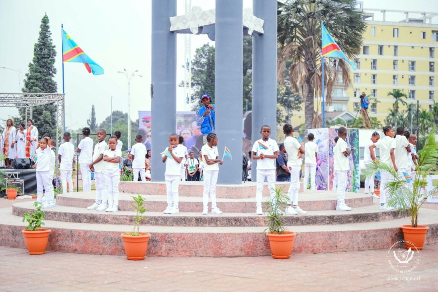 Kinshasa : Félix Tshisekedi à la manifestation de la journée commémorative du génocide congolais