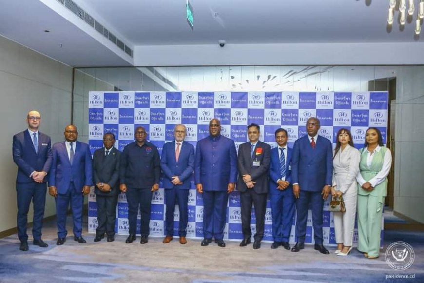 Kinshasa : Felix Tshisekedi inaugure l’hôtel Hilton, une propriété privée de Harish Jagtani