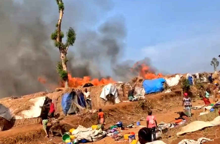 Sud-Kivu : Au moins 7 enfants décédés dans un incendie au camp de déplacés de Kalehe