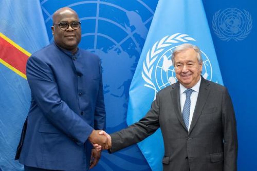 RDC - ONU : Félix Tshisekedi et Antonio Guterres échangent sur le retrait accéléré de la MONUSCO