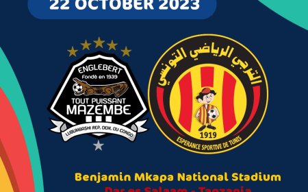 African football league : Le match entre Mazembe et Espérance de Tunis délocalisé pour Dar es Salaam (Tanzanie)