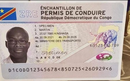 RDC : Les permis de conduire fixés à 38.5 USD pour les véhicules de 2 à 3 roues et à 71.5 USD pour ceux de 3,5 tonnes