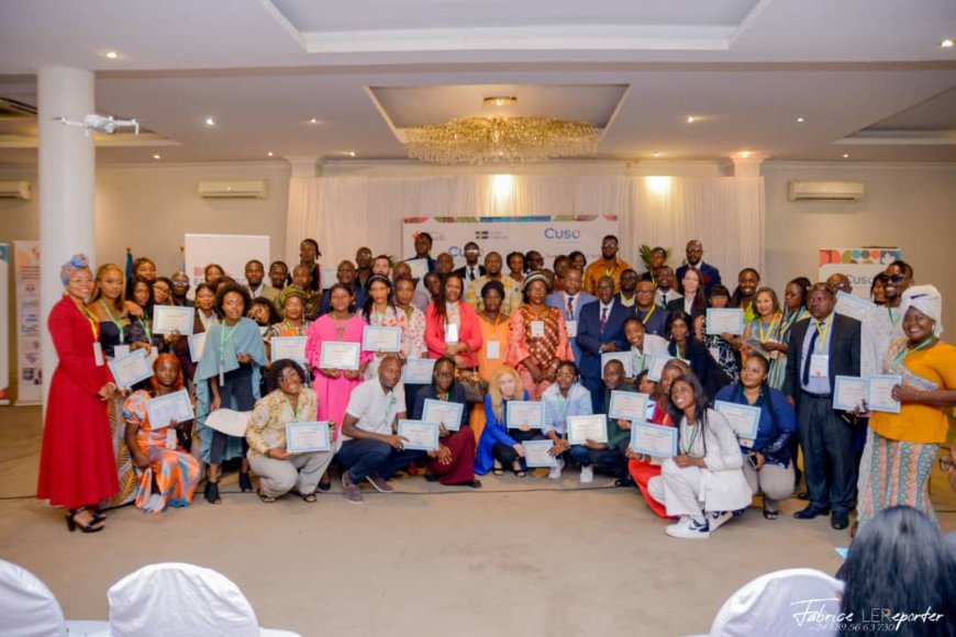 Talents Pluriels : 80 jeunes formés sur l'entrepreneuriat sûr, inclusif et sensible au genre primés par Cuso international et ses partenaires 