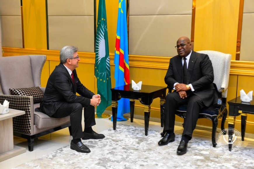 Jean-Luc Melenchon chez Tshisekedi : « J’attends que la condamnation de la France fasse ressaisir le Rwanda »