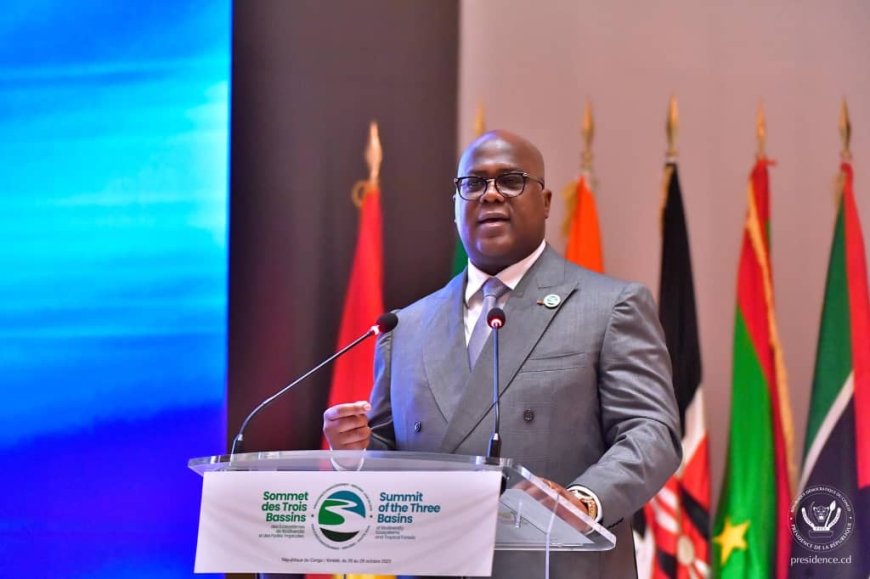 Sommet sur les trois bassins forestiers à Brazzaville : « La destruction du parc national de Virunga a été décidée à Kigali », Félix Tshisekedi 