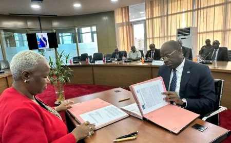 RDC : Christophe Lutundula et Bintou Keita signent l’accord de désengagement et de retrait de la Monusco