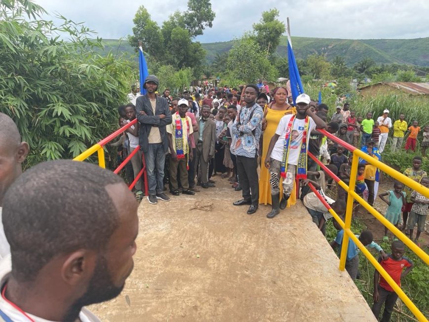 Pont-Kwango : Yannick Mbadi Kiese dote la cité d’un pont moderne 