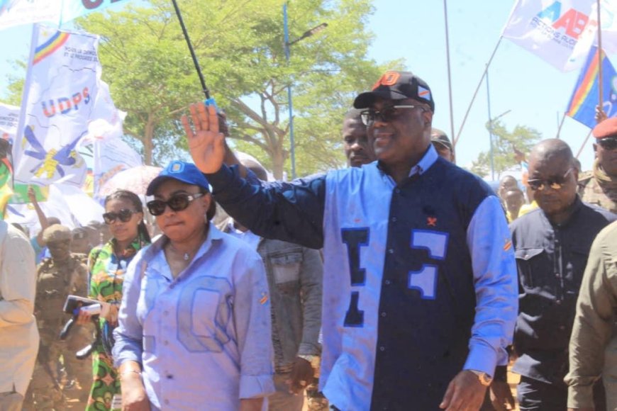Présidentielle 2023 : à Moanda, Félix Tshisekedi vante le PDL145 territoires « qui a permis la construction des écoles (…) »
