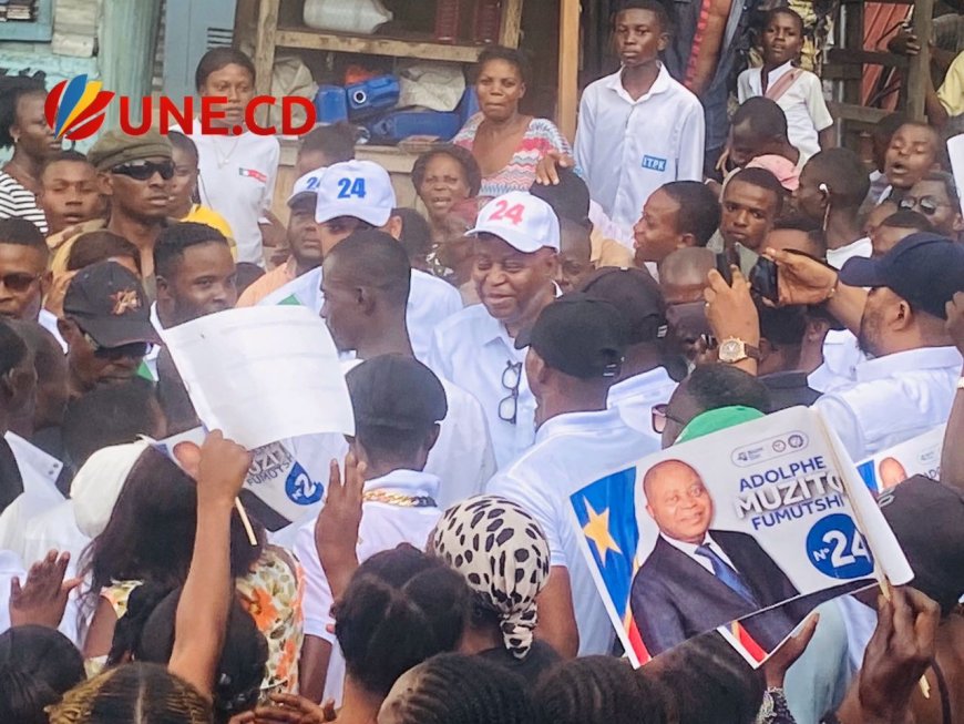 RDC : Adolphe Muzito clôture sa campagne de proximité à Kinshasa 