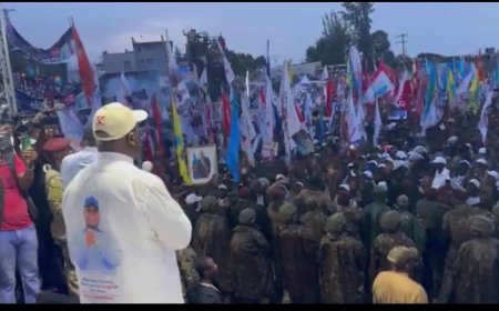 Campagne électorale : À Goma, Tshisekedi promet de débarrasser la RDC du M23 « emmené par Kagame »
