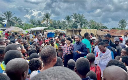 Élections 2023 : Waz Wany Mwanza Jean-Jeef en campagne de proximité à Tshibala