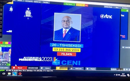 Urgent : Félix Tshisekedi réélu avec 73,34%