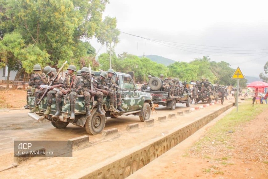 Sud-kivu : À Uvira, les FARDC ont organisé une marche dissuasive 
