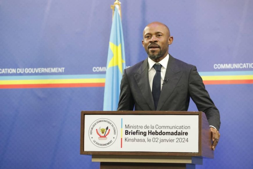 RDC : « Nous avons eu des élections sans tension, sans coupure d'Internet ni de résidences surveillées », Patrick Muyaya