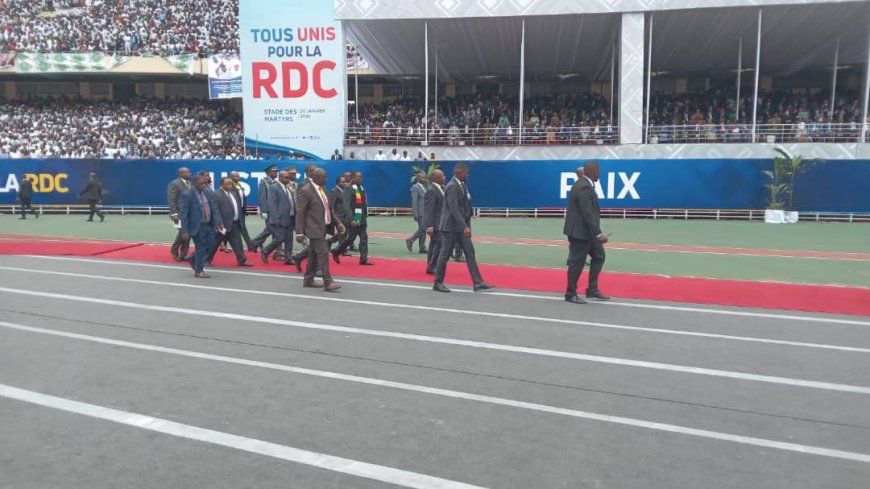 Investiture de Tshisekedi : Plusieurs Chefs d’État foulent le sol du stade des Martyrs (situation 12h50)