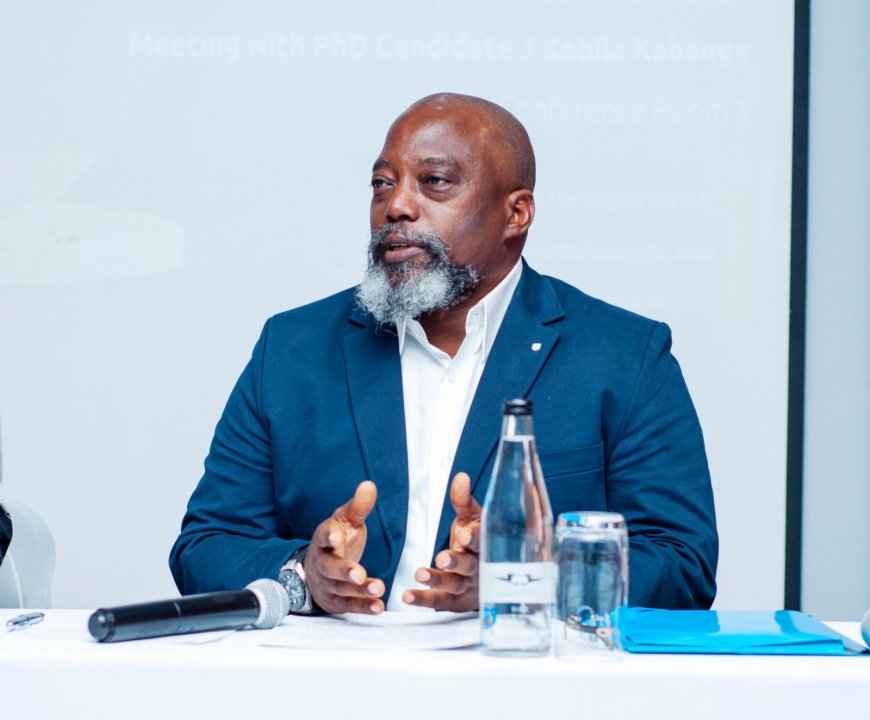 Afrique du Sud : Joseph Kabila valide son sujet de thèse de doctorat