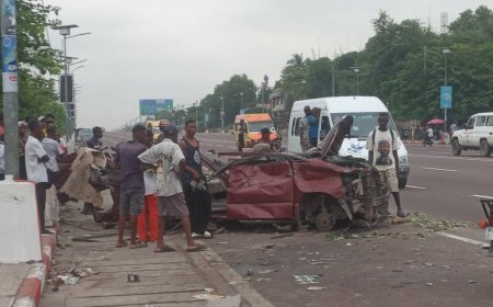 Kinshasa : 3 morts dans un accident de circulation à Tshangu