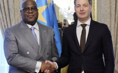 Guerre dans l’Est : à Bruxelles, Félix Tshisekedi et le Premier Ministre belge aborde l’accord UE - Rwanda 