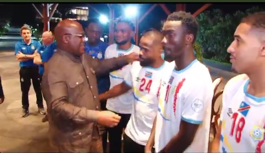 CAN 2023 : « Personne n’attendait la RDC à ce stade de la compétition », Félix Tshisekedi aux Léopards 