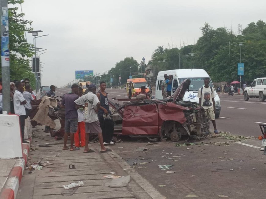 Kinshasa : 3 morts dans un accident de circulation à Tshangu
