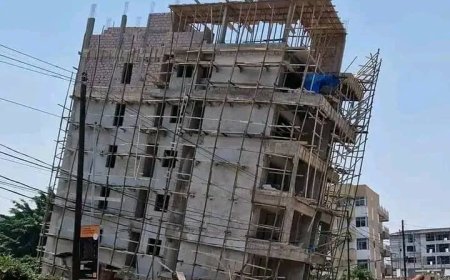 Kinshasa : Gentiny Ngobila ordonne la démolition de l'immeuble qui s'est affaissé au rond-point Safricas