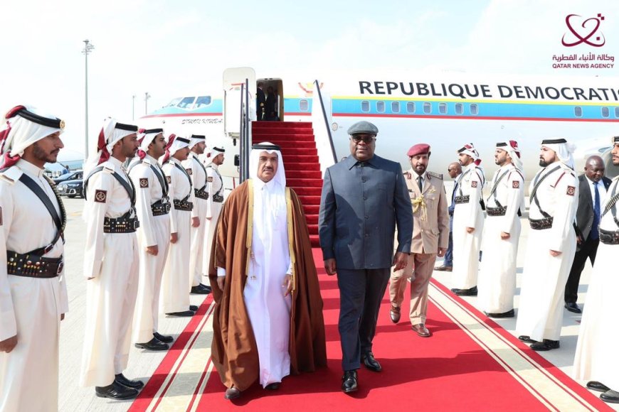 Coopération : Félix Tshisekedi en visite de travail à Doha (Qatar)