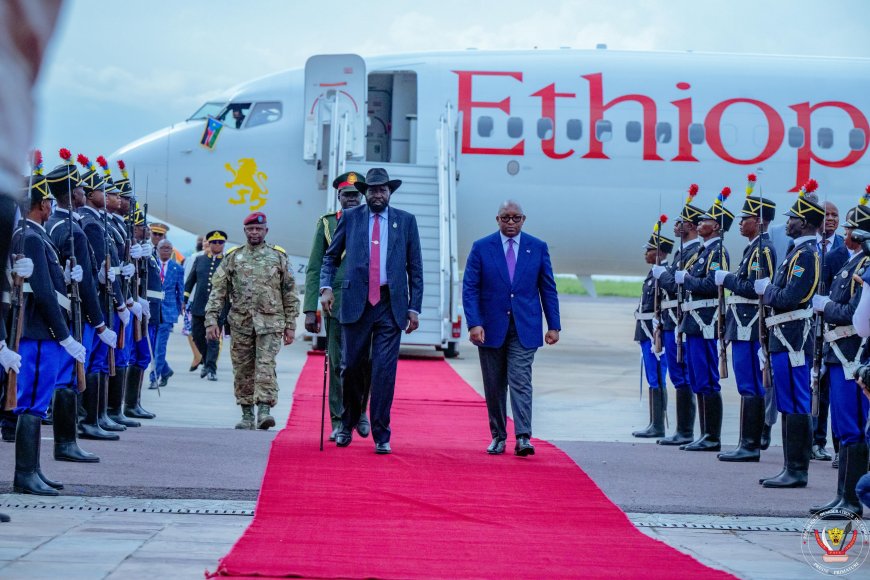 RDC : Le président du Soudan du Sud en visite officielle à Kinshasa