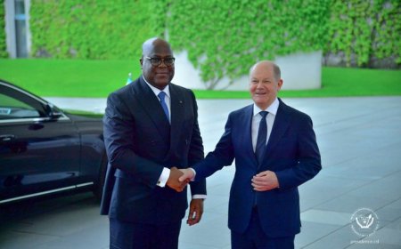 RDC - Allemagne : Félix Tshisekedi et le chancelier Olaf Scholz échangent sur la coopération économique et la sécurité