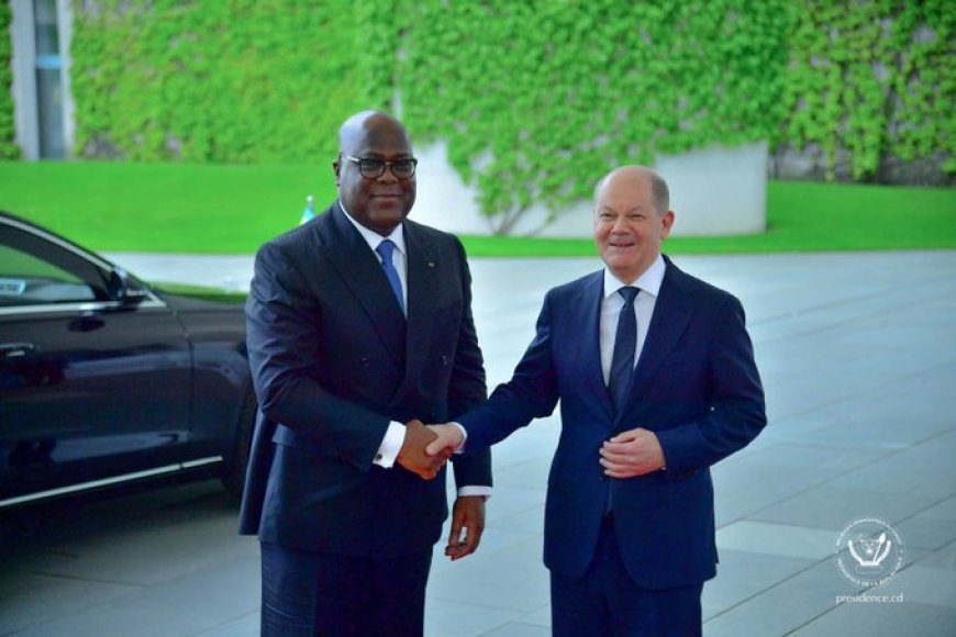 RDC - Allemagne : Félix Tshisekedi et le chancelier Olaf Scholz échangent sur la coopération économique et la sécurité