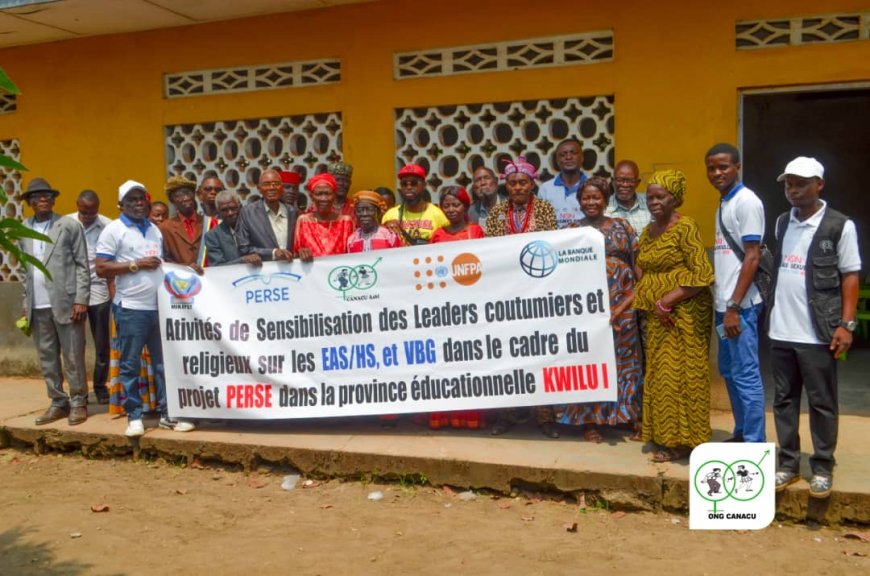 Kwilu: Les chefs coutumiers sensibilisés par l'ONG CANACU sur les exploitations et abus sexuels, harcèlement sexuel et les violences basées sur le genre
