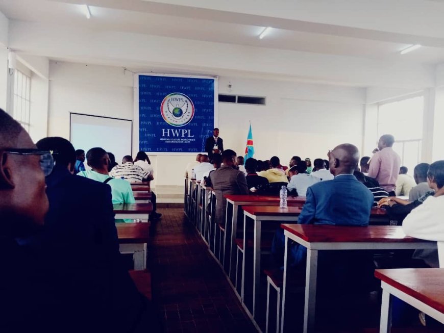 À Kinshasa, le HWPL appelle les étudiants à la culture de la paix
